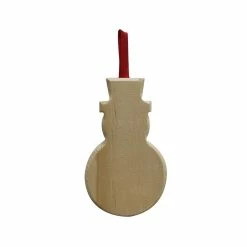 Deals 🔥 Unfinished Snowman Pine Ornament by Make Market® 🎁