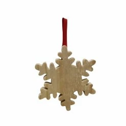 Deals ✔️ Unfinished Snowflake Pine Ornament by Make Market® 💯
