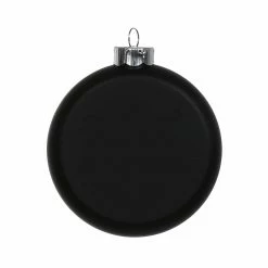 Best deal ⌛ 4ct. 3" Flat Black Plastic Disc Ornaments by Make Market® 🔔 Christmas 🛒