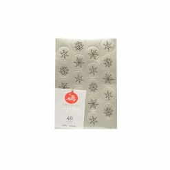 Hot Sale 👏 Gartner Studios® Silver Foil Snowflake Envelope Seals 🔔