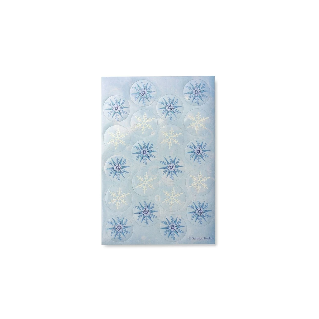 Outlet π Gartner Studios® Blue & White Glitter Snowflake Envelope Seals β¨