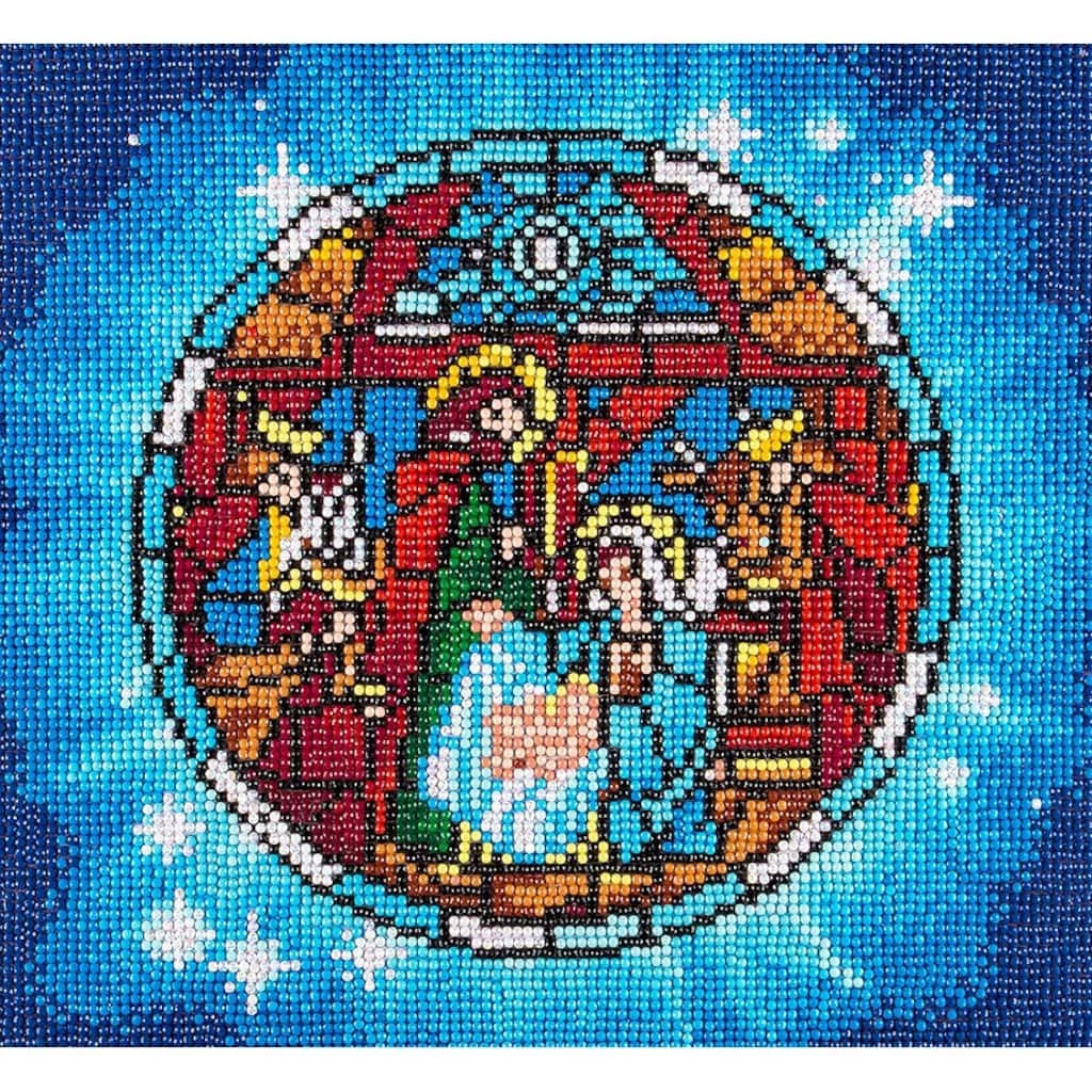 Brand new π Diamond Art Holiday Edition Nativity Scene Full Drill Art Kit by Diamond Art by Leisure Arts π