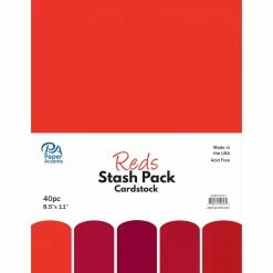 Best deal ⌛ PA Paper™ Accents Reds Stash Pack 8.5" x 11" Cardstock, 40 sheets by PA Paper Accents ❤️