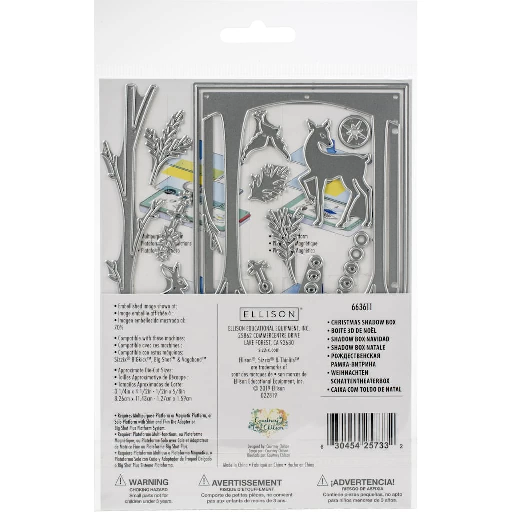 Hot Sale π€© Sizzix® Thinlits® β Christmas Shadow Box Die Set By Courtney Chilson π₯° - Image 3