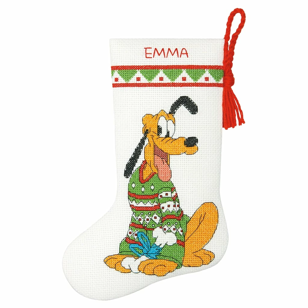 Flash Sale β€οΈ Dimensions® Counted Cross Stitch Kit, Pluto Stocking β