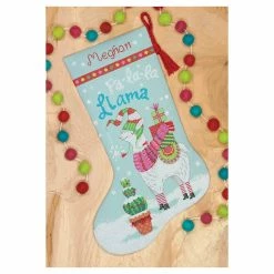 Brand new 🎉 Dimensions® Counted Cross Stitch Kit, Llama Stocking 👏