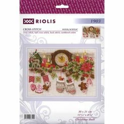 Deals π RIOLIS π Christmas Shelf Cross Stitch Kit π