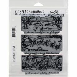 Best reviews of 😍 Stampers Anonymous Tim Holtz® Holiday Scenes Cling Stamps 🛒