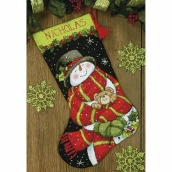 Best reviews of 🔔 Dimensions® 16" Snowman & Bear Stocking Needlepoint Kit ✔️