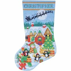 Top 10 ⌛ Design Works Penguin Party Counted Cross Stitch Stocking Kit 🌟