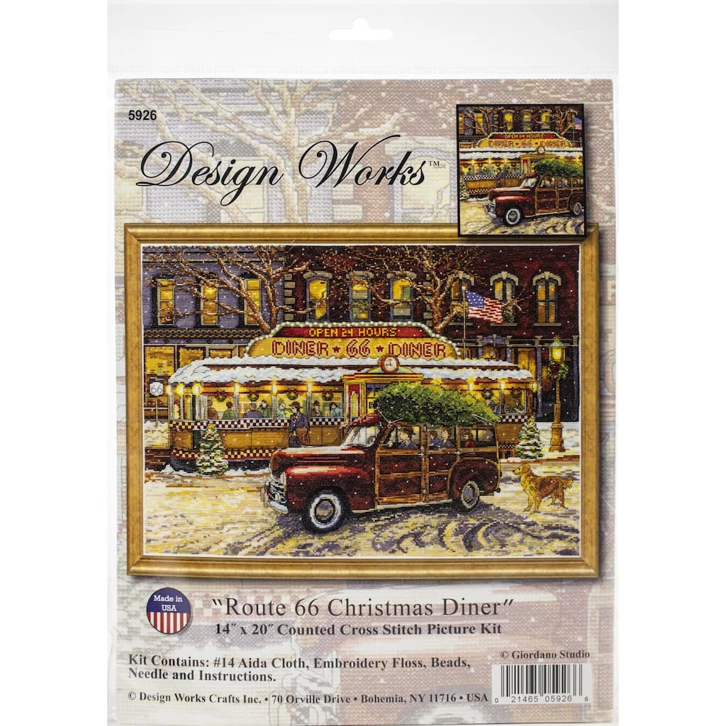 Cheap π― Design Works Route 66 π
Christmas Counted Cross Stitch Kit β