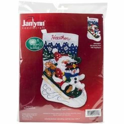 Best deal 🌟 Janlynn® 🎅 Christmas Fun 16.5" Felt Stocking Applique Kit ✨