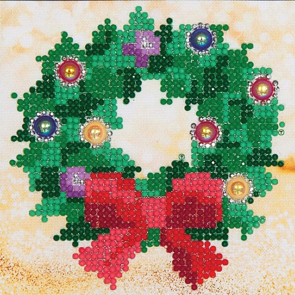 Wholesale β¨ Diamond Dotz® Mini π Christmas Wreath Facet Art Kit π