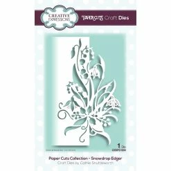 Brand new 😉 Creative Expressions Paper Cuts Snowdrops Edger Craft Dies 💯