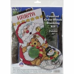 Buy ✨ Design Works™ Santa Counted Cross Stitch Stocking Kit ⭐
