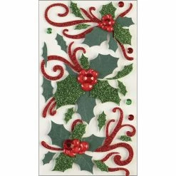 Best Pirce ⌛ Jolee's Boutique® Flourishes & Holly Dimensional Stickers 🛒