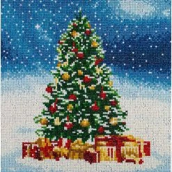 Outlet π Diamond Art Full Drill Holiday π Christmas Tree Intermediate Kit by Diamond Art by Leisure Arts π₯°