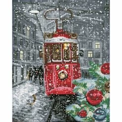 Brand new ⭐ Diamond Art Holiday Streetcar Advanced Kit by Diamond Art by Leisure Arts 😉