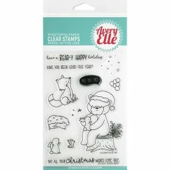 Top 10 👏 Avery Elle Santa Bear Clear Stamps 🤩