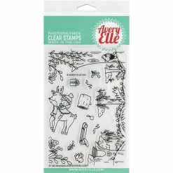 New 👏 Avery Elle Woodland Scene Builder Clear Stamps 😍