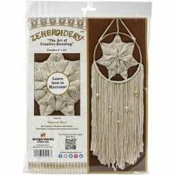Best reviews of 🔥 Design Works™ Zenbroidery™ Natural Star Macramé Wall Hanging Kit ❤️