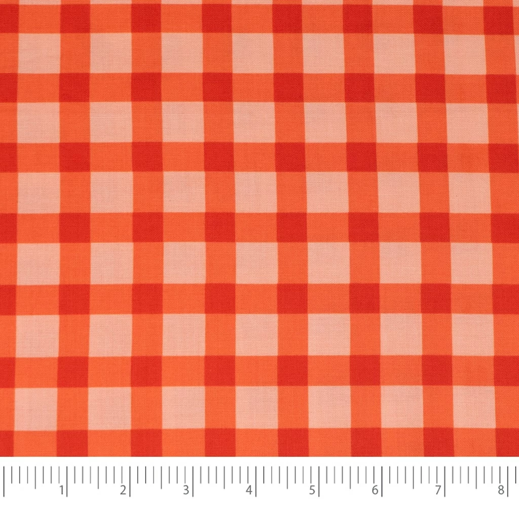 Wholesale 🧨 SINGER 🔔 Christmas Holiday Red And Pink Buffalo Check Cotton Fabric 🥰