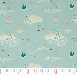 Best deal 🎁 SINGER ❄ Christmas Clouds Cotton Print Fabric 👍