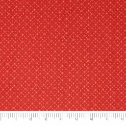 Best Pirce 🔥 SINGER 🔔 Christmas Snow & Dots Print Cotton Fabric ⌛