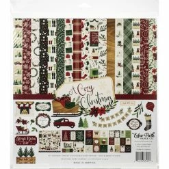 Cheapest 🛒 Echo Park™ A Cozy 🎁 Christmas Collection Kit, 12" x 12" by Echo Park Paper 👍