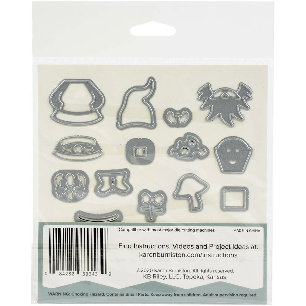 Buy π Karen Burniston Dies-Gnome & Santa by KB Riley π - Image 3