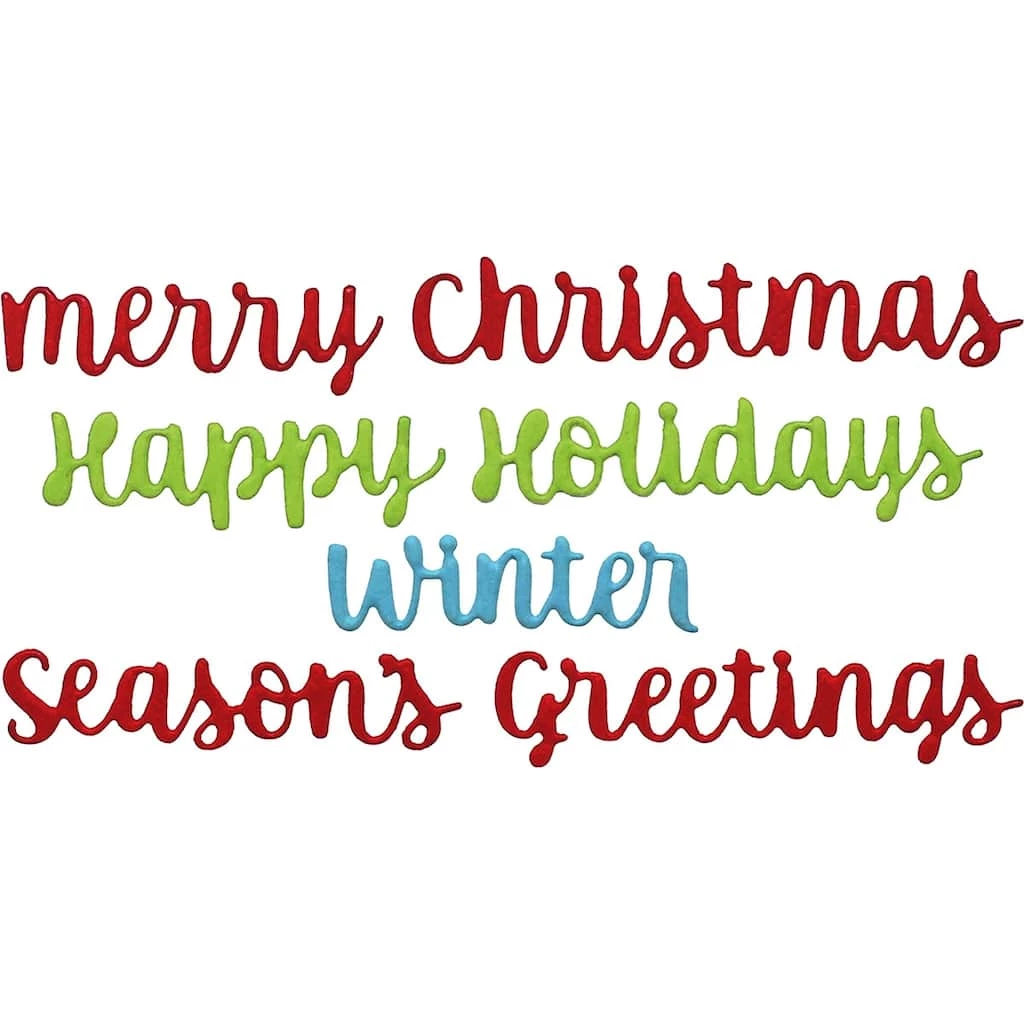 Cheapest 𧨠Karen Burniston Dies-Word Set 3 - Holiday by KB Riley π - Image 2