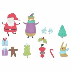 Deals ✔️ Sizzix Thinlits Dies By Olivia Rose 11/Pkg-Doodle 🎅 Christmas 🎉