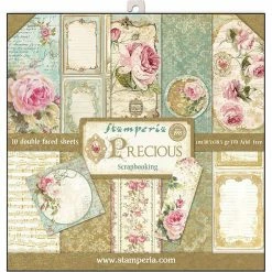 Best Sale ⌛ Stamperia Precious Gift Double-Sided Paper Pad, 12" x 12" by Stamperia Intl ⌛