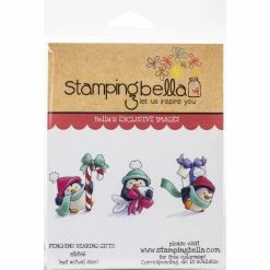 Discount 🧨 Stamping Bella Penguins Bearing Gifts Cling Stamps 🔔