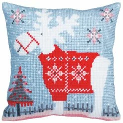 Top 10 🤩 RTO Collection D'Art® 🎅 Christmas Deer Stamped Needlepoint Cushion Kit ⭐