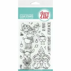 Budget 😍 Avery Elle 🔔 Christmas Critters Clear Stamp Set 👏