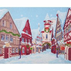 Budget ✔️ Diamond Art® Snowy Village Advanced Kit by Diamond Art by Leisure Arts 🎁