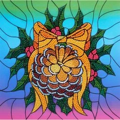 Coupon π₯ Diamond Art® Pinecone Wreath Beginner Kit by Diamond Art by Leisure Arts π