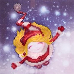 Brand new 🎉 Diamond Art® Girl In Snow Beginner Kit by Diamond Art by Leisure Arts 💯