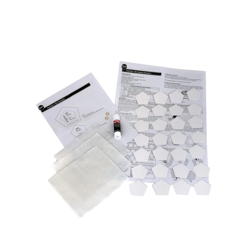 Buy π€© Dritz® FabriFlair 3.375" Brio Sphere Pattern Ornament Kit π - Image 4