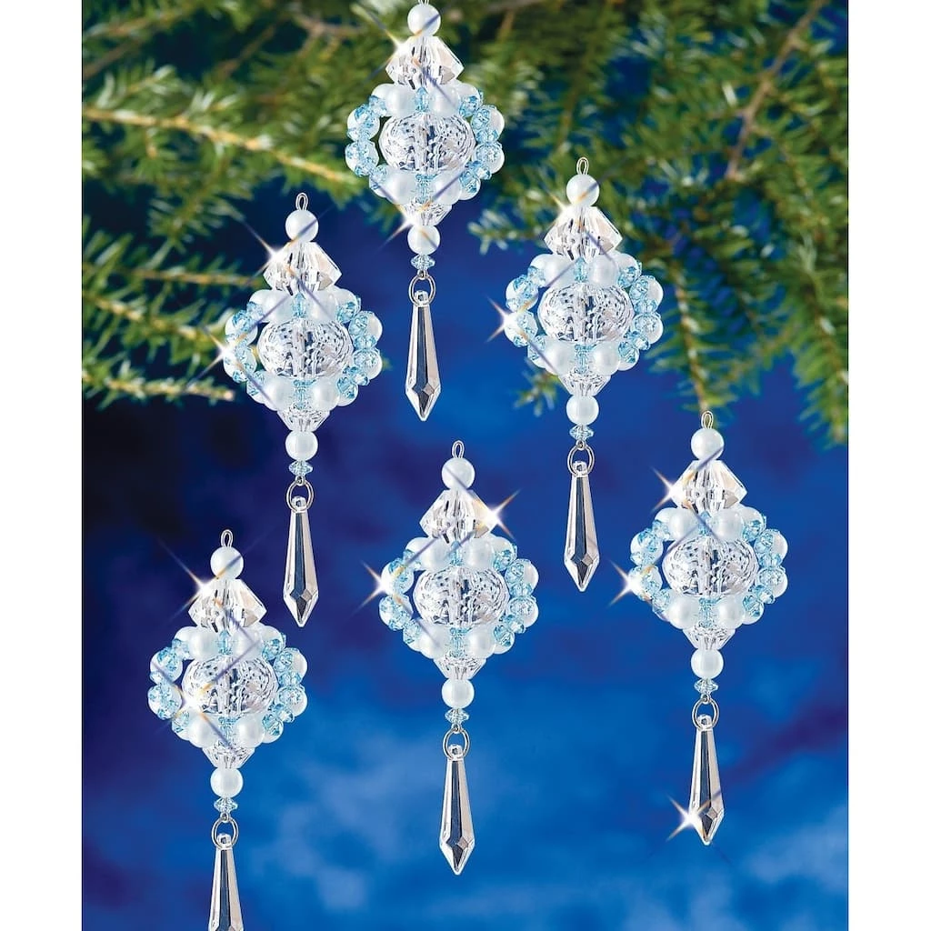 Budget π The Beadery® Winter's Elegance Snwoflake Holiday Beaded Ornament Kit π€©