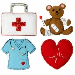 Best reviews of 🔥 Bucilla® Caring Nurse Felt Ornaments Applique Kit Set 🧨