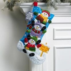 Promo 🛒 Bucilla® Snow Much Fun Felt Stocking Applique Kit 🛒