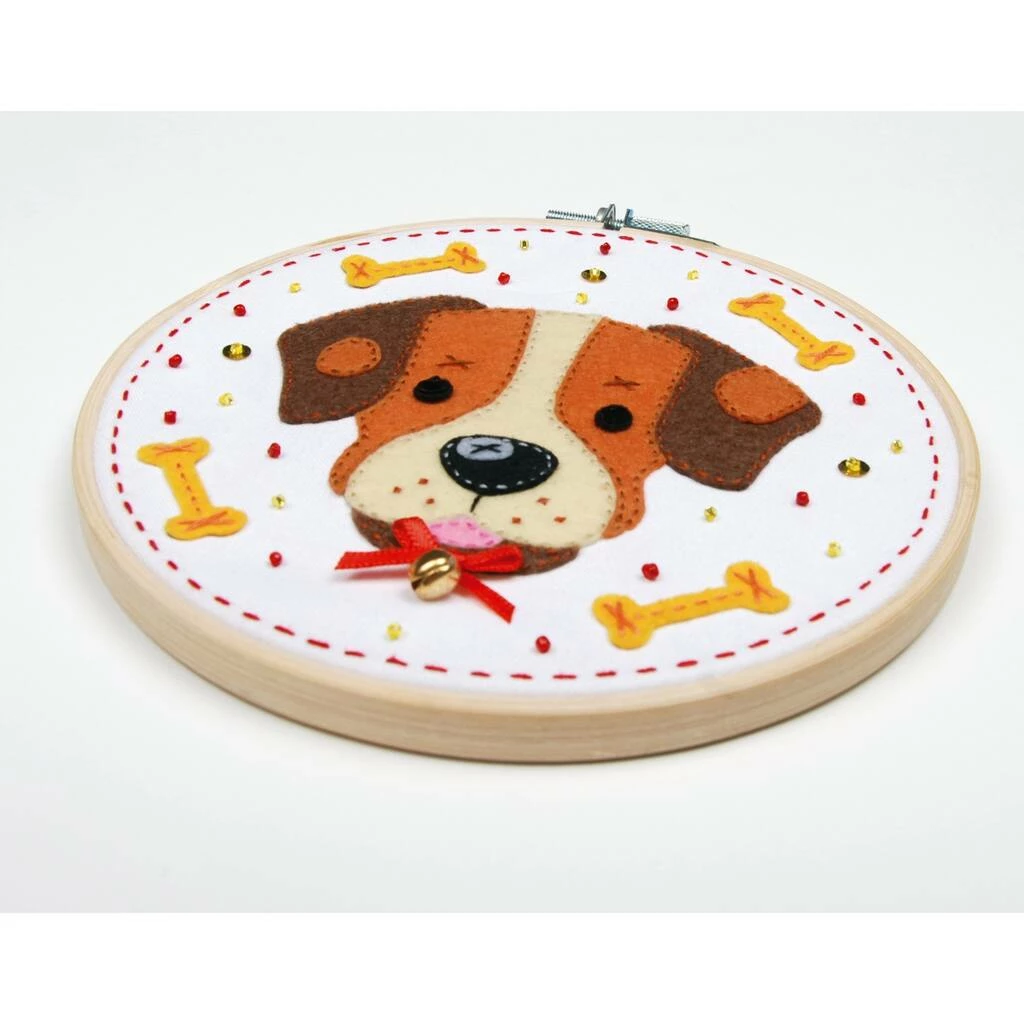 Best Sale β Vervaco 6" Round π Dog Felt Applique Kit βοΈ - Image 5