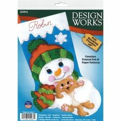 Best reviews of ⌛ Design Works™ 18" Hugs For Kitty Felt Stocking Kit ✔️
